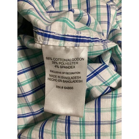 Lee Mens Button Down Plaid Shirt L - Picture 8 of 8